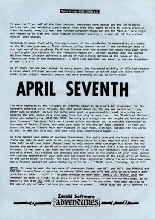 April Seventh (ZX Spectrum)
