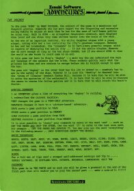 Dogboy, The (St. Bride's) (ZX Spectrum) (missing tape) (Contains Hint Sheet)