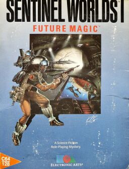 Sentinel Worlds I: Future Magic (C64) (missing reference card) (Contains Clue Book)