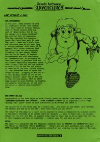 Game Without a Name (Dented Designs) (ZX Spectrum) (missing tape) (Contains Hint Sheet)