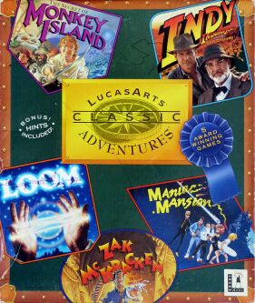 LucasArts Classic Adventures: The Secret of Monkey Island, Indiana Jones and the Last Crusade, Loom, Maniac Mansion, Zak McKracken and the Alien Mindbenders