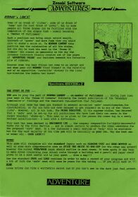 Norman's Lament (ZX Spectrum) (missing tape) (Contains Hint Sheet)