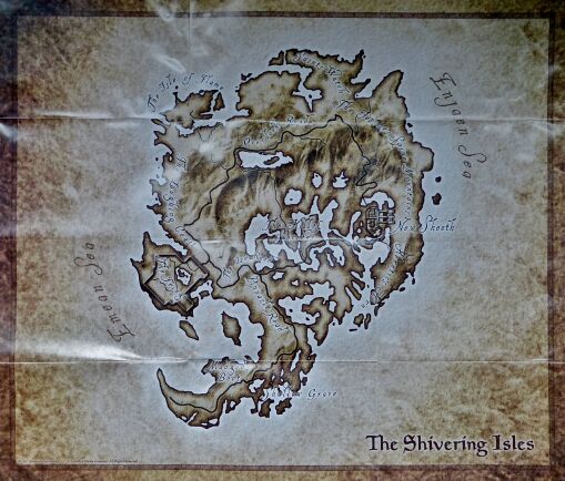 Elder Scrolls IV, The: Shivering Isles (Map only) (Bethesda Softworks)