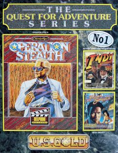 Quest for Adventure Series, The (includes Operation Stealth, Mean Streets, Indiana Jones and the Last Crusade Graphic Adventure) (U.S. Gold) (Atari ST)