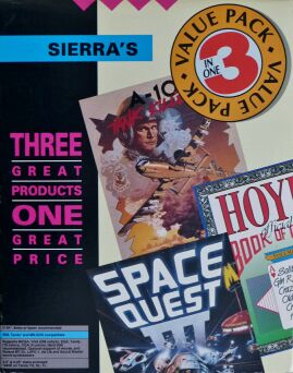 Sierra's Value Pack: A-10 Tank Killer, Hoyle's Book of Games, Space Quest III: Pirates of Pestulon