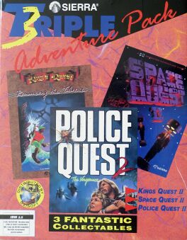Sierra Triple Adventure Pack: King's Quest II: Romancing the Throne, Space Quest II: Vohaul's Revenge, Police Quest 2: The Vengeance