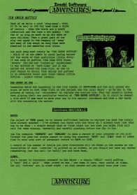 Ten Green Bottles (ZX Spectrum) (missing tape) (Contains Map)