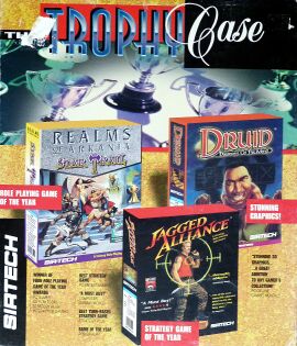 Trophy Case, The: Realms of Arkania 2: Star Trail, Druid: Daemons of the Mind, Jagged Alliance (IBM PC) (Contains Official Druid Hint Guide)
