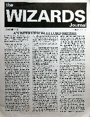 Wizards Journal Summer 1984 (volume 2, #1)