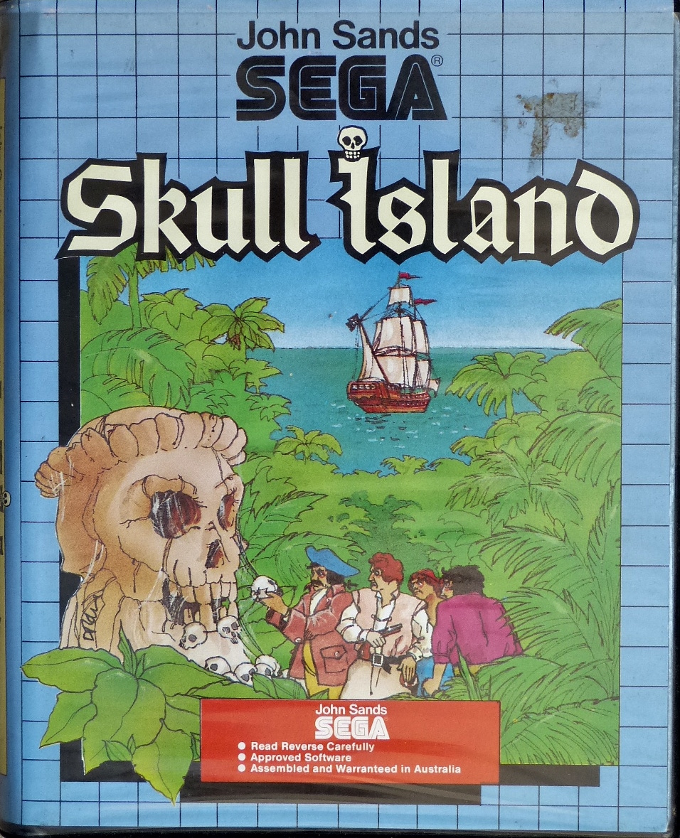 Computer Game Museum Display Case - Skull Island