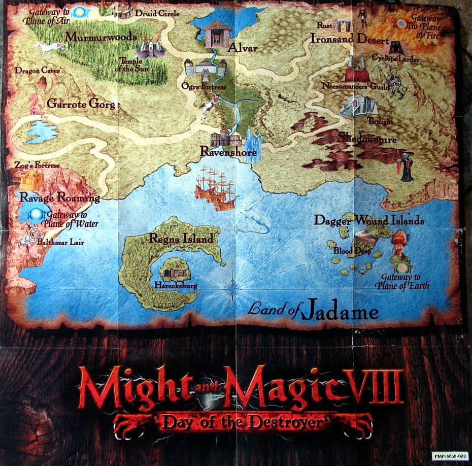 might and magic 8 map