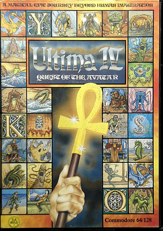 Computer Game Museum Display Case - Ultima IV: Quest of the