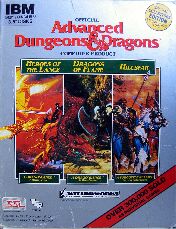 Advanced Dungeons and Dragons (Heroes of the Lance, Dragons of Flame, Hillsfar) (IBM PC) (Contains Combined Clue Book)