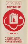 Adventure Tape 1 (Greedy Gulch, Pharaoh's Tomb, Magic Mountain) (Phipps Associates) (ZX81)