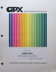 Alien Egg (Atari Program Exchange) (Atari 400/800)