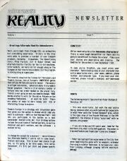 Alternate Reality Newsletter Volume 1 Issue 3