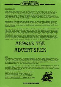 Arnold the Adventurer III (ZX Spectrum) (missing tape) (Contains Hint Sheet)