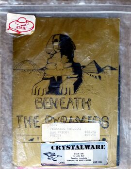 Beneath the Pyramids (Crystalware) (Atari 400/800) (missing manual?)