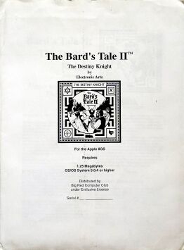 Bard's Tale II, The: Destiny Knight