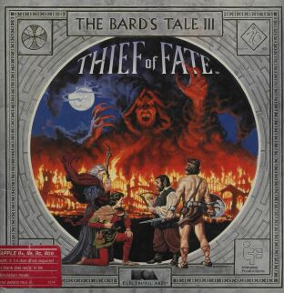 Bard's Tale III, The: Thief of Fate (Album) (Apple II) (Contains Clue Book, Poster)