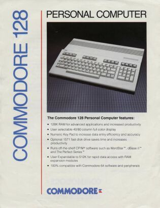Commodore 128 Brochure