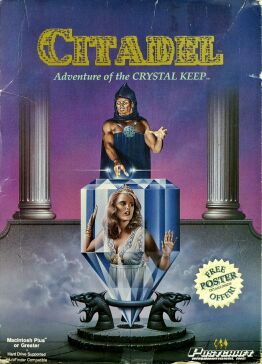 Citadel: Adventure of the Crystal Keep (Postcraft International) (Macintosh) (Contains Upgrade Disks, Hint Book)
