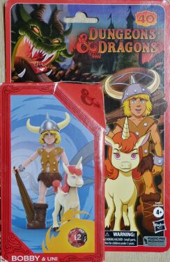 Dungeons &amp; Dragons Cartoon Show Action Figure: Bobby &amp; Uni
