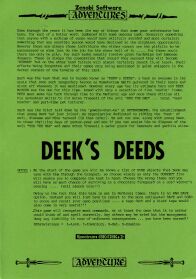 Deek's Deeds