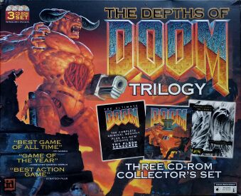 Depths of Doom Trilogy, The (The Ultimate Doom, Doom II, Master Levels for Doom II) (GT Interactive) (IBM PC) (missing manual, Ultimate Doom CD)