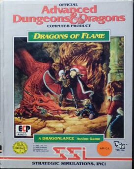 Dragons of Flame (Clamshell) (Amiga)