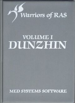 Warriors of Ras I: Dunzhin (folio) (Med Systems Software) (TRS-80)
