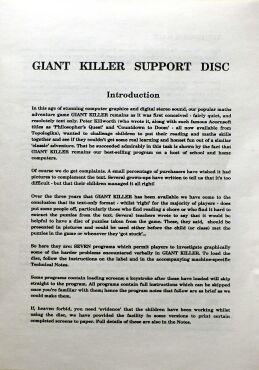giantkiller-support-manual