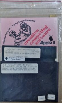 Haunted House and Outdoor Games (Creative Computing Software) (Apple II)