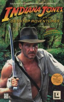 Indiana Jones and his Desktop Adventures (Folio) (IBM PC)