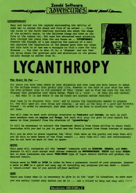 lycanthropy