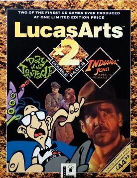 LucasArts x2 Double Packs: Maniac Mansion 2: Day of the Tentacle and Indiana Jones and the Fate of Atlantis