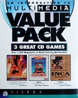 An Introduction to Multimedia Value Pack: Lost in Time, Gobliiins, Inca (IBM PC)