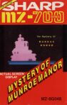 Mystery of Munroe Manor (Solo Software) (Sharp MZ-700)