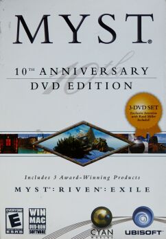 Myst 10th Anniversary DVD Edition: Myst, Riven, Exile (Ubisoft) (Macintosh/IBM PC) (missing Exile DVD)