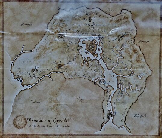 Elder Scrolls IV, The: Oblivion (Map only) (Bethesda Softworks)