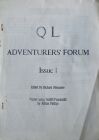 QL Adventurers Forum Issue 1