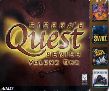 Sierra's Quest Series Volume One:
King's Quest VII: The Princeless Bride, Space Quest 6: Roger Wilco in the Spinal Frontier, Quest for Glory 4: Shadows of Darkness, Police Quest: SWAT