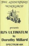 RJ's Ultimatum (Adventure Workshop, The) (ZX Spectrum)