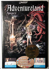 S.A.G.A. 1: Adventureland (Clamshell) (Atari 400/800)