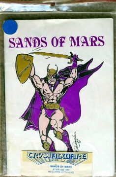 Sands of Mars (Crystalware) (Atari 400/800) (missing map, reference card)