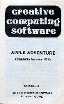 Adventure 1: Adventureland (Creative Computing Software) (Apple II) (missing inlay)