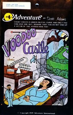 Adventure 4: Voodoo Castle (Early Cover Art) (Atari 400/800)