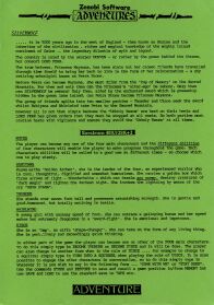 Silverwolf (Gordon Inglis Games) (ZX Spectrum) (missing tape) (Contains Hint Sheet)