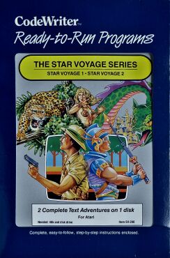 Star Voyage Series, The: Parts 1 and 2 (CodeWriter) (Atari 400/800)