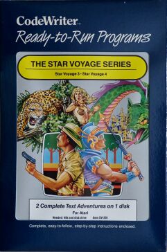 Star Voyage Series, The: Parts 3 and 4 (CodeWriter) (Atari 400/800)